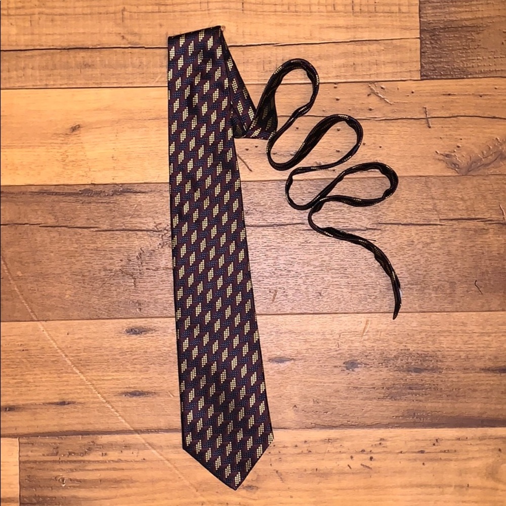 Men’s Burma Bibas brown black and gold all silk